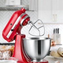 Collectibles Kitchenaid Mikseri Için Paslanmaz Çelik Esnek Kenarlı Çırpıcı, 4,5-5 Quart Kaseler Için Eğimli Kafalı Stand Mikser Kaselerine Uyar (Yurt Dışından)