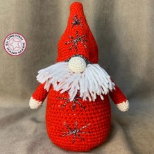 Uretti El Örgüsü Amigurumi Dekoratif Noel Baba - 15 x 22 cm