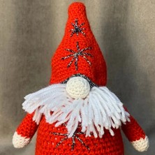 Uretti El Örgüsü Amigurumi Dekoratif Noel Baba - 15 x 22 cm