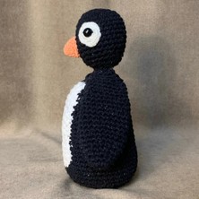 Uretti El Örgüsü Amigurumi Sevimli Penguen - 11 x 19 cm