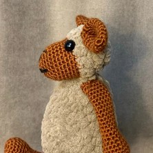 Uretti El Örgüsü Amigurumi Sevimli Kuzu Oyuncak - 12 x 25 cm