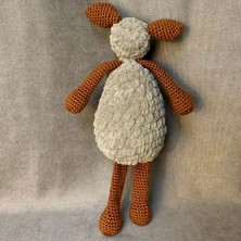 Uretti El Örgüsü Amigurumi Sevimli Kuzu Oyuncak - 12 x 25 cm