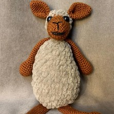 Uretti El Örgüsü Amigurumi Sevimli Kuzu Oyuncak - 12 x 25 cm