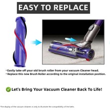 Collectibles Dyson V12 Vakum Yüksek Torklu Karışmayan Silindir Fırçası Yedek Parçaları Temizleme Fırçası ile Fırça Çubuğu Silindir Fırçası (Yurt Dışından)