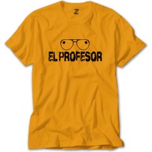 La Casa De Papel El Professor Sarı Tişört