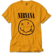 Nirvana Smiley Face Sarı Tişört