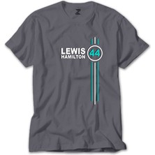 Lewis Hamilton 44 Gri Tişört