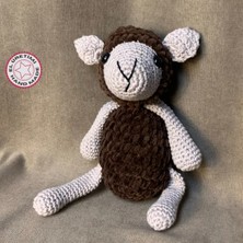 Uretti El Örgüsü Amigurumi Şirin Kuzu Oyuncak - 13 x 21 cm