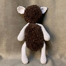 Uretti El Örgüsü Amigurumi Şirin Kuzu Oyuncak - 13 x 21 cm