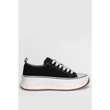 Lufian Shay Siyah Bayan Sneaker Spor Ayakkabı