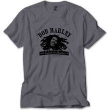 Bob Marley A Tribute To Freedom Gri Tişört