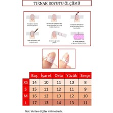 Easy Beauty 100 Adet Jel Tips SMALL Beden KÜT ÇOK KISA Takma Tırnak Seti. Özel Kutuda. Yapıştırıcı Hediyeli