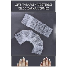 Easy Beauty 96 Adet Çift Taraflı Yapıştırıcı Bant Takma Tırnak Yapıştırıcı Cilde Zarar Vermez Jel Sticker