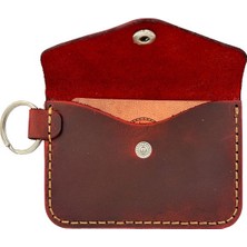 Minimalim Leather Craft Deri El Yapımı Kartlık & Anahtarlık