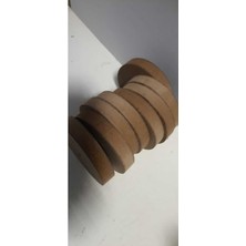Bursa Site Mobilya 8'li Ahşap 10 cm çapında Tekerlek Oyuncak Ahşap Yuvarlak Cnc Kesim