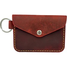 Minimalim Leather Craft Deri El Yapımı Kartlık & Anahtarlık