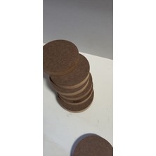 Bursa Site Mobilya 4 adet, 15 cm Çapında, Merkez Noktası İşaretli 18 mm Mdf Disk