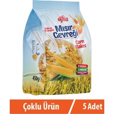 Afia Ballı Ruşeymli Mısır Gevreği 5X450 gr