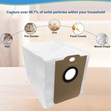 Aeethericly Cecotec Conga 2499/7490/8290/2299 Serisi Elektrikli Süpürge Parçası Ev Temizlik Çöp Toz Torbası Için 12 Adet Toz Torbası (Yurt Dışından)