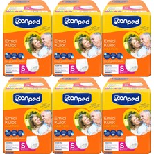 Canped Emici Külot Hasta Bezi S-Küçük Small 54 Adet (6pk*9)