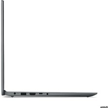 Lenovo Ideapad 1/ryzen 7 5700U/16GB RAM/512GB SSD/15.6"/W11/LAPTOP Gri 82R400RTTX