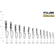 Fujin J Rolling Snap Bilyalı Kilitli Klips Black Nickel 1 No