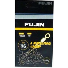 Fujin J Rolling Snap Bilyalı Kilitli Klips Black Nickel 1 No