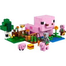 LEGO® Minecraft® Yavru Domuz Evi 21268 - 7 Yaş & Üzeri Video Oyunu Seven Çocuklar için Yaratıcı Oyuncak Yapım Seti (238 Parça)
