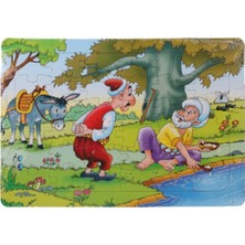 Beyhan Bayhan 2 Adet 36 Parça Karton Yapboz Puzzle 4-5 Yaş - Arkası Sürpriz Boyamalı - 33X23 cm