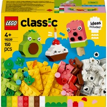 LEGO® Classic Yaratıcı Yiyecek Arkadaşlar 11039 - 4 Yaş & Üzeri Çocuklar için Yaratıcı Oyuncak Yapım Seti (150 Parça)