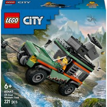 LEGO® City 4x4 Arazi Dağ Arabası 60447 - 6 Yaş & Üzeri Çocuklar için Yaratıcı Oyuncak Yapım Seti (221 Parça)