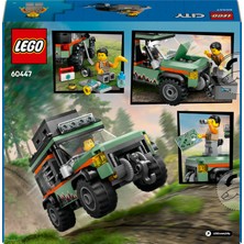 LEGO® City 4x4 Arazi Dağ Arabası 60447 - 6 Yaş & Üzeri Çocuklar için Yaratıcı Oyuncak Yapım Seti (221 Parça)