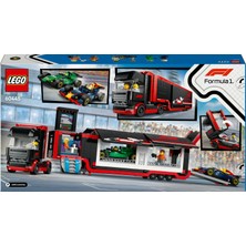 LEGO® City RB20 ve AMR24 F1® Arabalı F1® Kamyonu 60445 - 8 Yaş ve Üzeri Çocuklar için Yarış Arabası İçeren Yaratıcı Oyuncak Yapım Seti (1086)