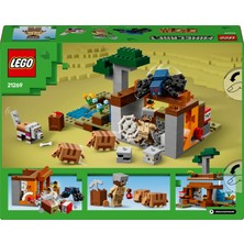 LEGO® Minecraft® Armadillo Maden Keşfi 21269 - 8 Yaş & Üzeri Video Oyunu Seven Çocuklar için Yaratıcı Oyuncak Yapım Seti (247 Pr)
