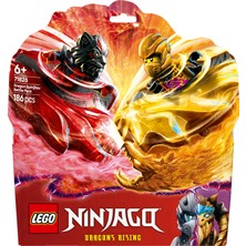 LEGO® NINJAGO® Ejderha Spinjitzu Savaş Paketi 71826 - 6 Yaş & Üzeri Çocuklar için Yaratıcı Oyuncak Yapım Seti (186 Parça)