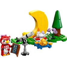 LEGO® Animal Crossing™ Celeste ile Yıldız Gözlemleme 77053 - 6 Yaş & Üzeri Çocuklar için Yaratıcı Oyuncak Yapım Seti (78 Parça)