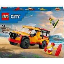 LEGO® City Cankurtaran Kamyoneti 60453 - 6 Yaş & Üzeri Çocuklar için Yaratıcı Oyuncak Yapım Seti (214 Parça)