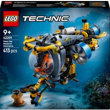 LEGO® Technic Derin Deniz Araştırma Denizaltısı 42201 - 9 Yaş & Üzeri Çocuklar için Yaratıcı Oyuncak Yapım Seti (413 P)