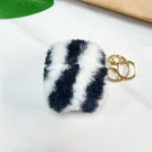 MobaxAksesuar Apple Airpods 1. / 2. Nesil ile uyumlu Kılıf Kalp Leopar Taş Kiraz Desenli Fiyok Tutmalı Kılıflar