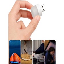 3 Adet USB Aydınlatma LED Göz Korumalı Okuma Işığı Mini LED Kolay Kullanılabilir USB Gece Lambası Ev-Ofis-Yatak Odası