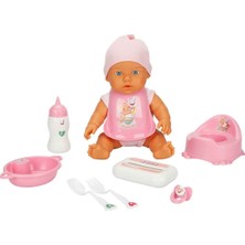 Bebelou Sesli Bakım Zamanı Bebek Oyun Seti 32 cm - Pembe