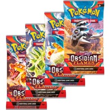 Abetto Market Pokemon Obsıdıan Flames Scarlet&vıolet Seri 4 Paket Pokemon Oyun Kartı