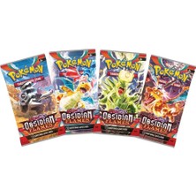 Abetto Market Pokemon Obsıdıan Flames Scarlet&vıolet Seri 4 Paket Pokemon Oyun Kartı