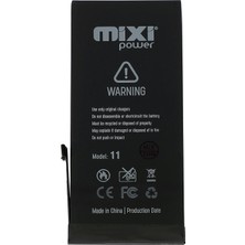 Mixi Power iPhone 11 Uyumlu Yüksek Kapasiteli Batarya