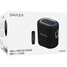 Shaza 30W Ses Çıkışı Mikrofonlu Taşınabilir Bluetooth Hoparlör