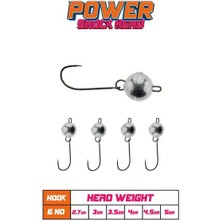 Fujin Power Shockhead #6 Hareketli Jighead 4gr