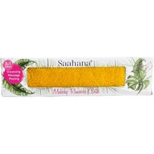 Saahana Tekrar Kullanılabilir Makyaj,Yüz,Cilt ve Maske Temizleyici Havlu/Mikrofiber Temizleme Mendili Hardal