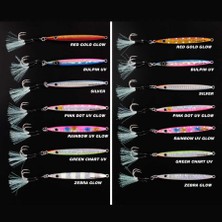 Ryujı Slım Jet Jıg Red Gold GLOW-20GR