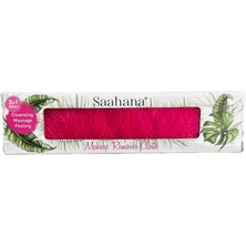 Saahana Tekrar Kullanılabilir Makyaj,Yüz,Cilt ve Maske Temizleyici Havlu/Mikrofiber Temizleme Mendili Fuşya