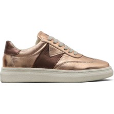 Bueno Shoes Bronz Parlak Deri Kadın Spor Ayakkabı 16WA8201 16WA8201